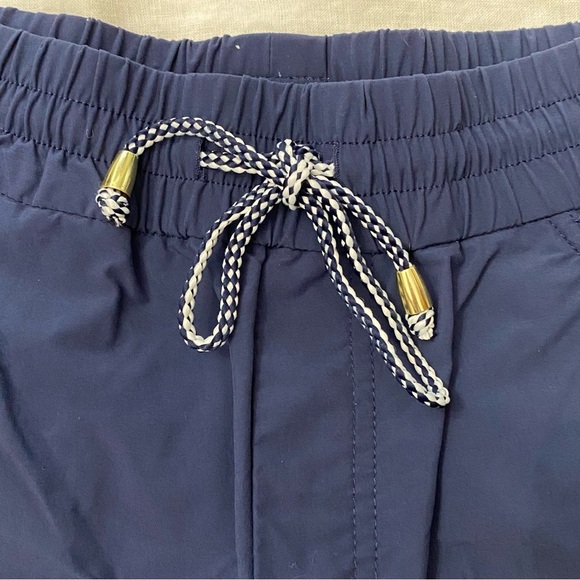 J Crew Woman’s Navy Blue Elastic Waist Pull On Shorts Swim Beach Activewear XS - Picture 5 of 10